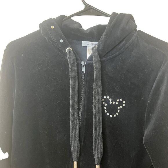Walt Disney Parks Mickey Mouse Velour Zip Jacket Sz L - Picture 4 of 6
